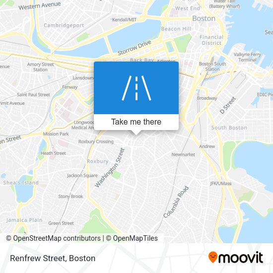 Renfrew Street map