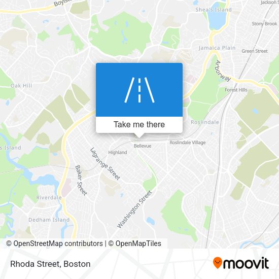 Mapa de Rhoda Street