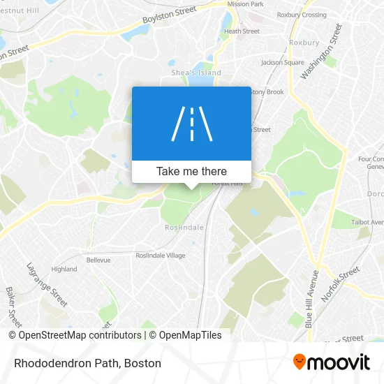 Rhododendron Path map