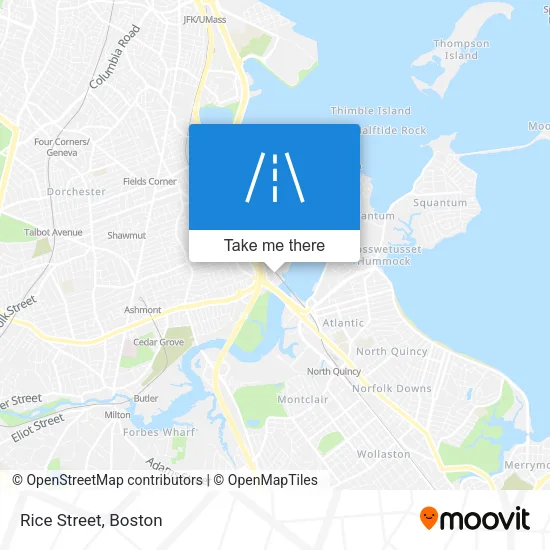 Rice Street map