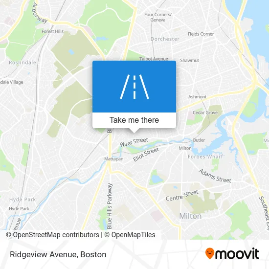 Ridgeview Avenue map