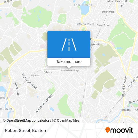 Robert Street map