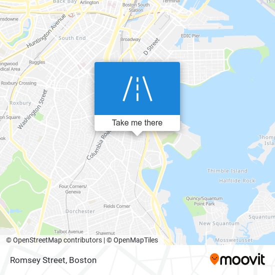 Romsey Street map