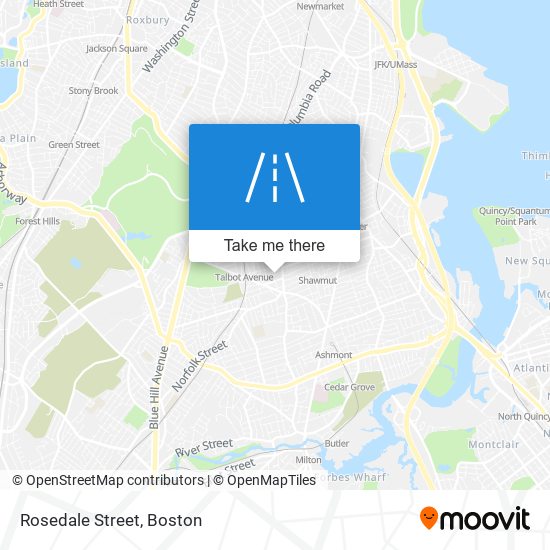 Mapa de Rosedale Street