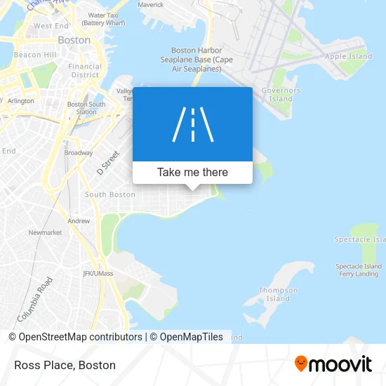 Ross Place map