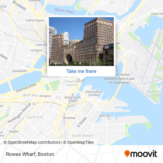 Mapa de Rowes Wharf