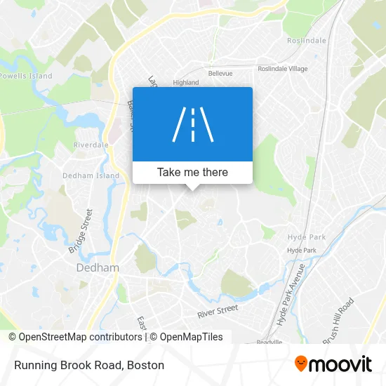 Running Brook Road map