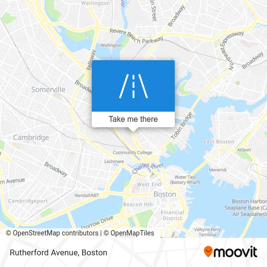 Rutherford Avenue map