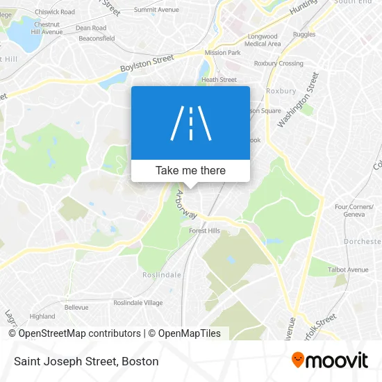 Saint Joseph Street map