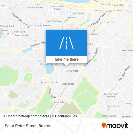 Mapa de Saint Peter Street