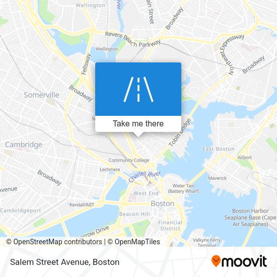 Mapa de Salem Street Avenue