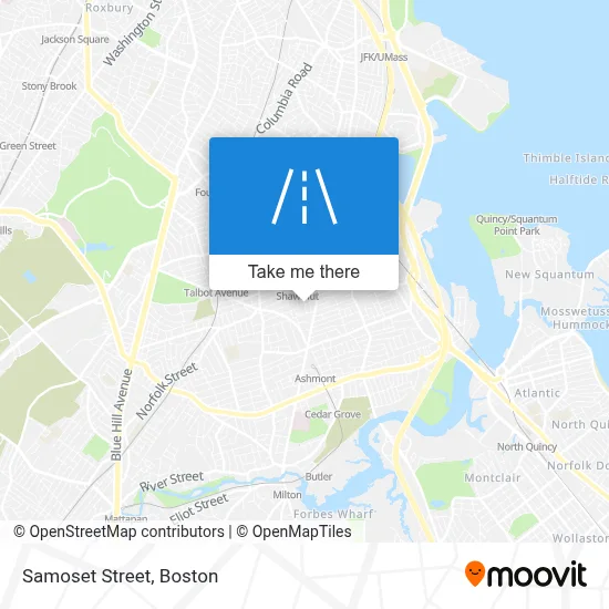 Samoset Street map