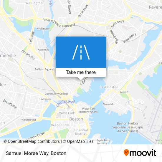 Samuel Morse Way map