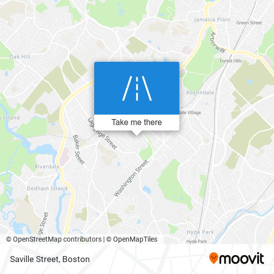 Saville Street map