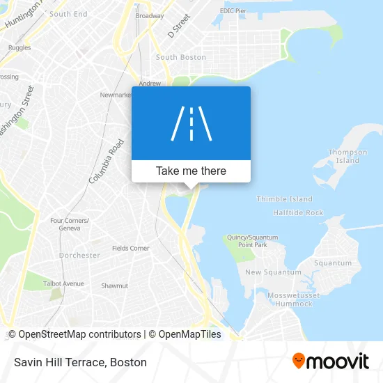 Savin Hill Terrace map