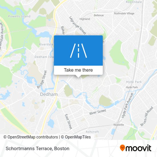 Schortmanns Terrace map