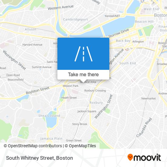 Mapa de South Whitney Street