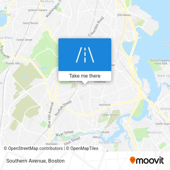 Southern Avenue map