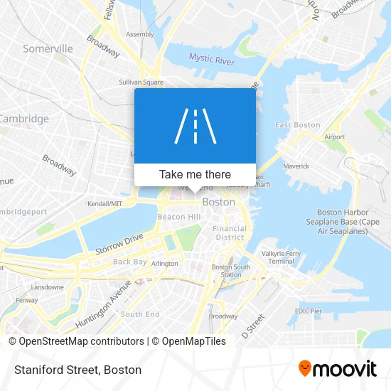 Staniford Street map