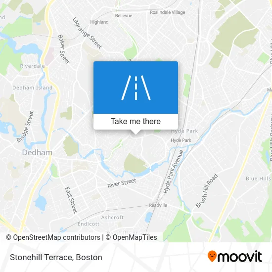 Stonehill Terrace map