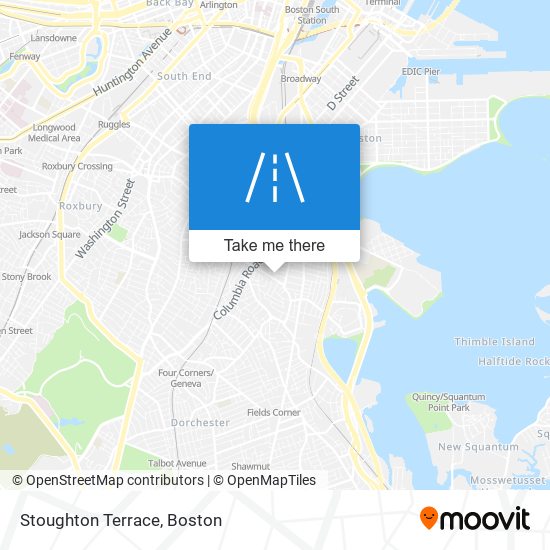 Stoughton Terrace map