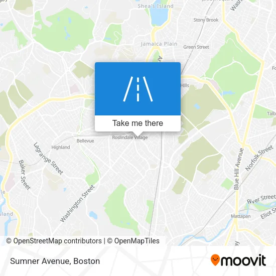 Sumner Avenue map