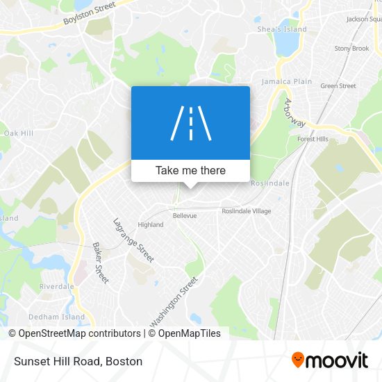 Mapa de Sunset Hill Road