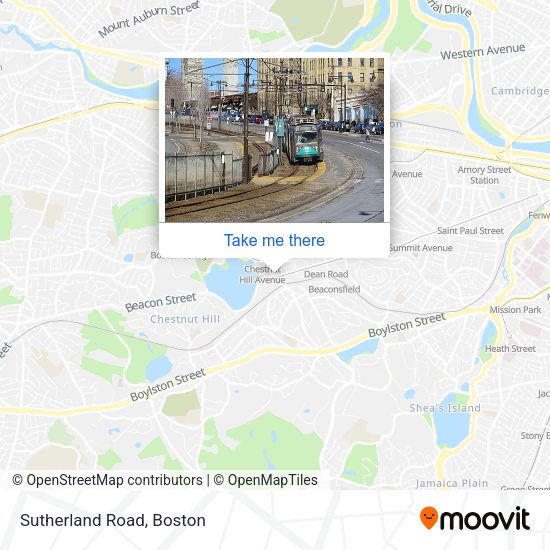 Mapa de Sutherland Road