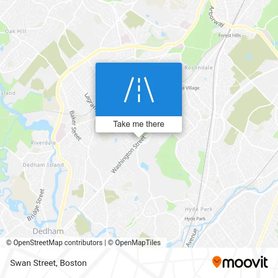Swan Street map