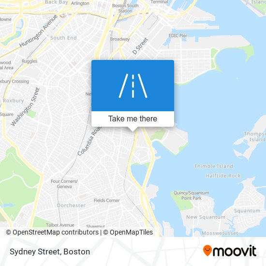 Mapa de Sydney Street