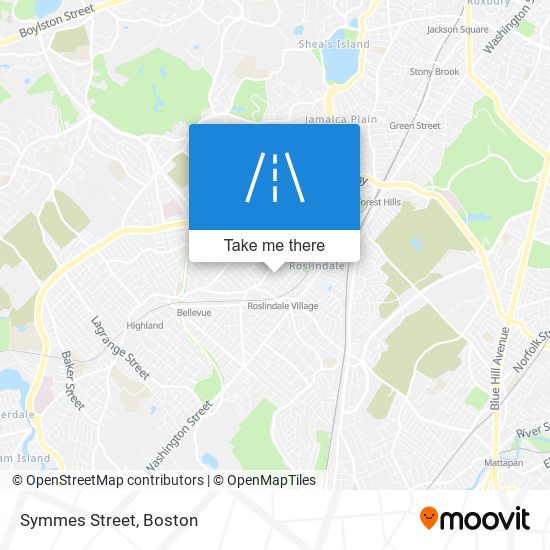 Mapa de Symmes Street