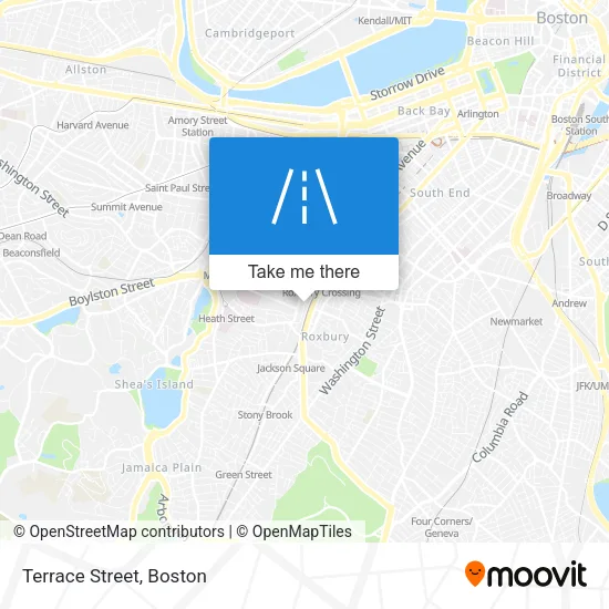 Terrace Street map