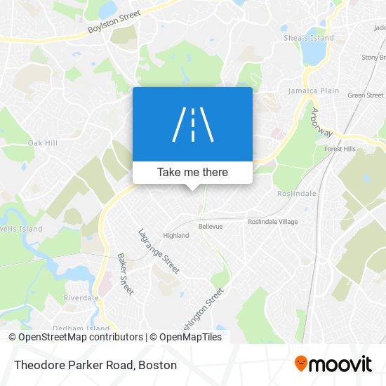 Mapa de Theodore Parker Road