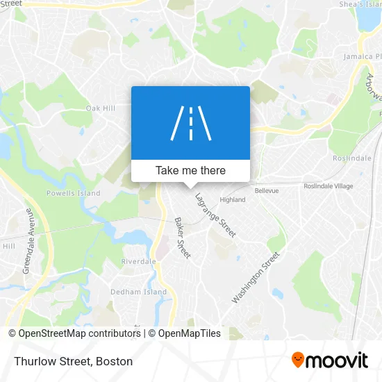 Thurlow Street map