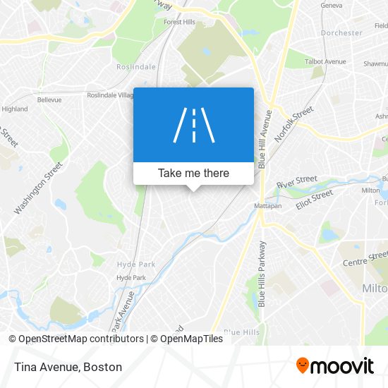 Tina Avenue map