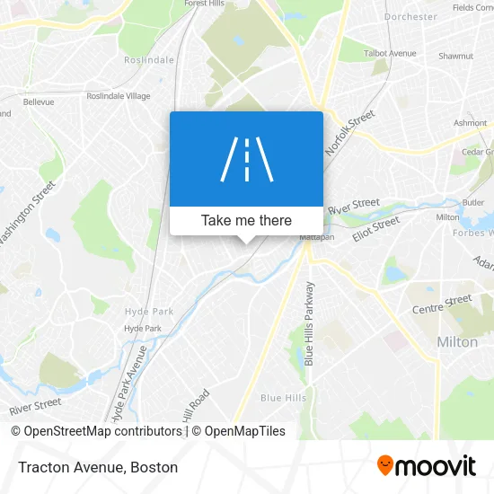 Tracton Avenue map