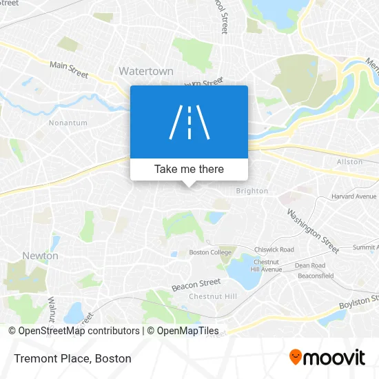 Tremont Place map
