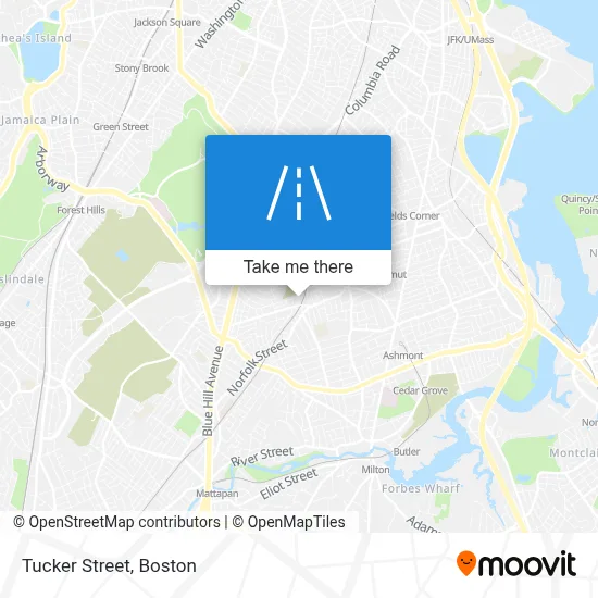 Tucker Street map