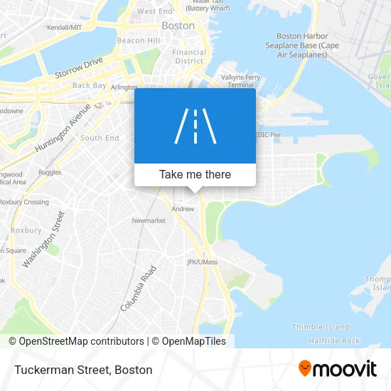 Tuckerman Street map