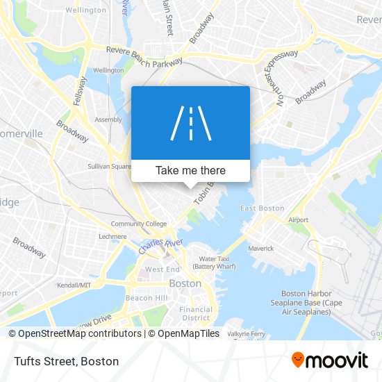 Tufts Street map