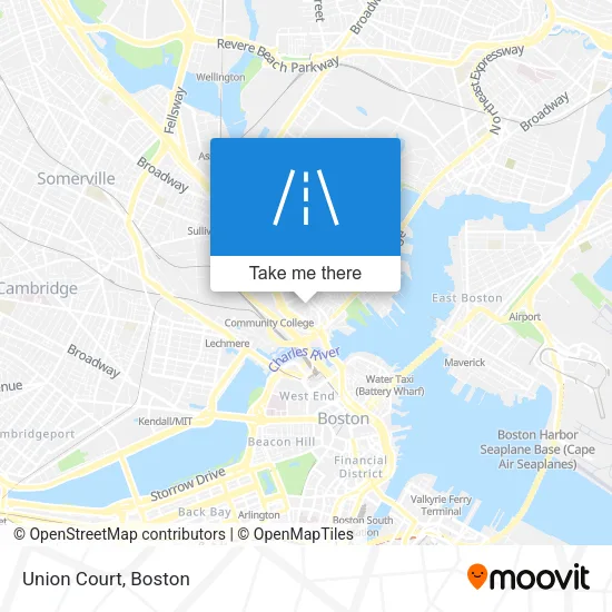 Union Court map