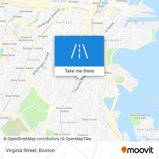 Virginia Street map