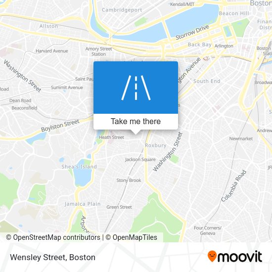 Mapa de Wensley Street