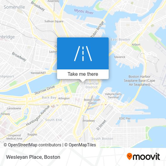 Mapa de Wesleyan Place