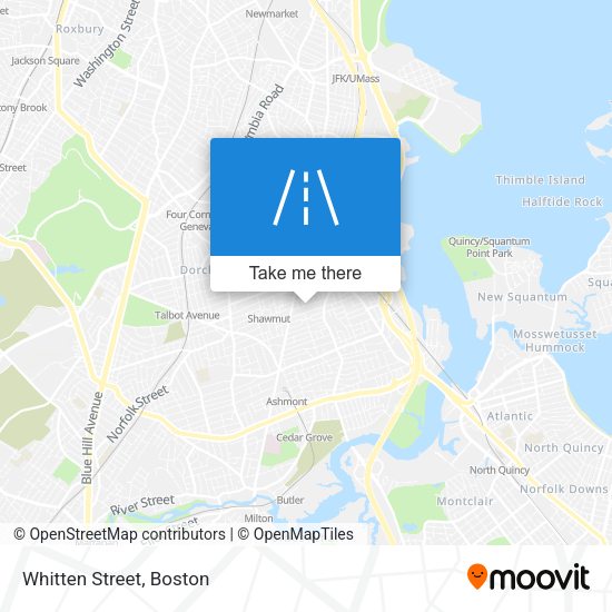 Mapa de Whitten Street