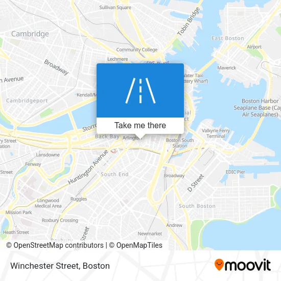 Winchester Street map