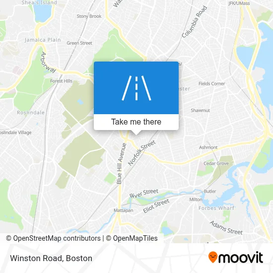 Winston Road map