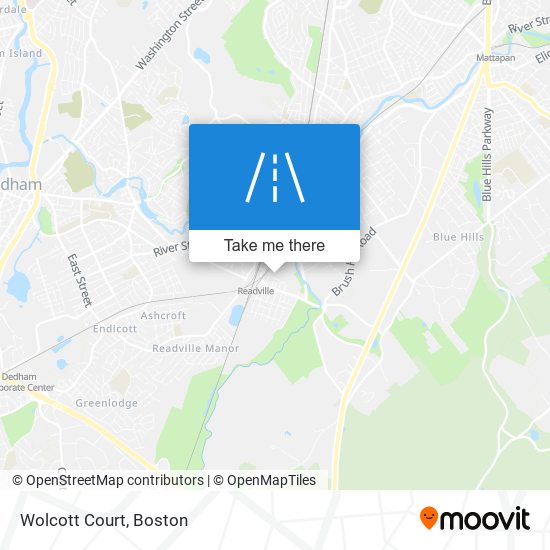 Wolcott Court map