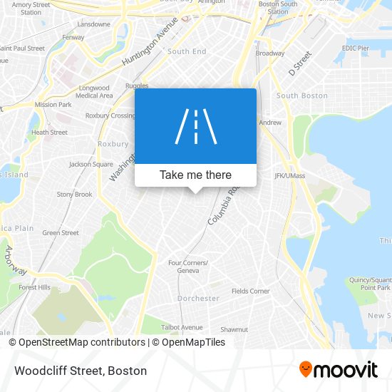 Woodcliff Street map