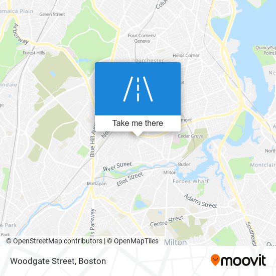 Woodgate Street map